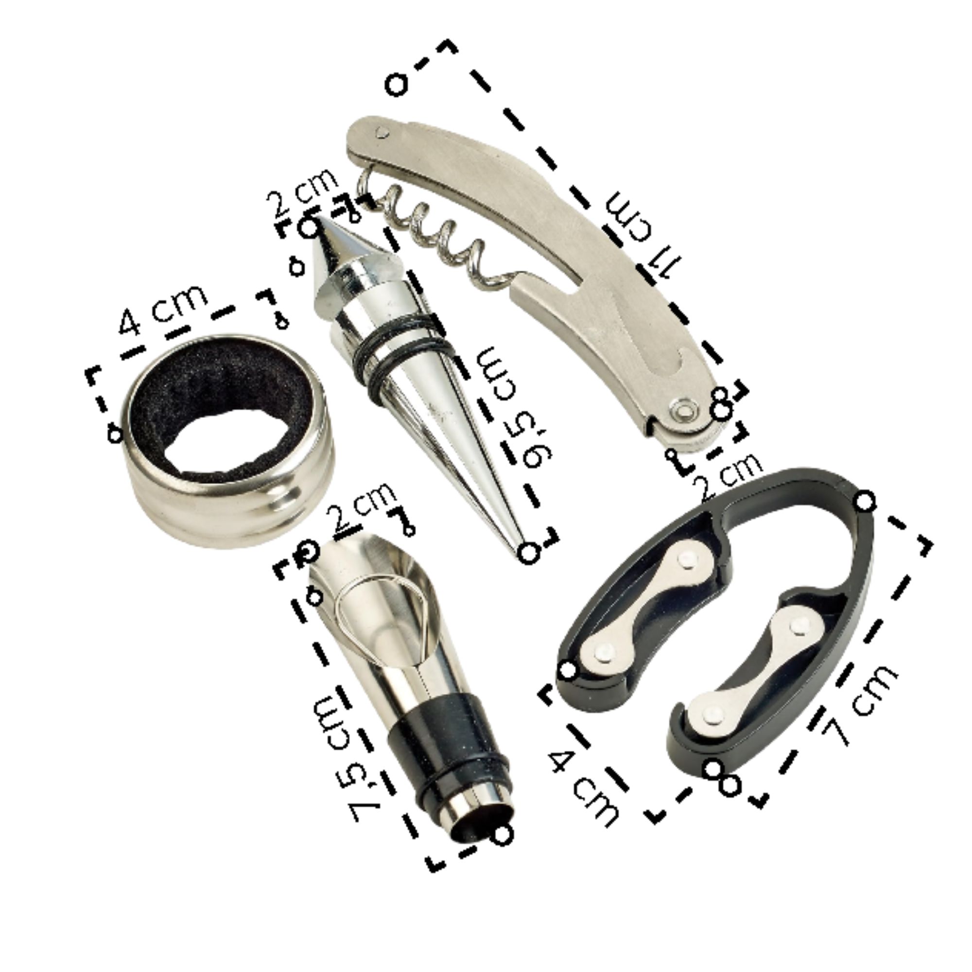 Miniatura 4 de Estuche de Botella Accesorios Vino (Gra)